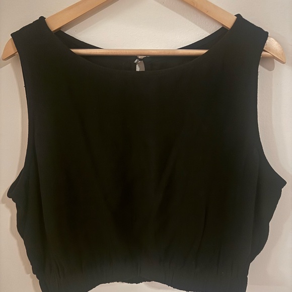 Automet Black Sleeveless Tank Top and short set size large like new - Picture 5 of 5